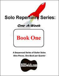 Bill Swick's Solo Repertoire Collection - Right Hand Preparatory and Volumes 1 - 14 Guitar and Fretted sheet music cover Thumbnail